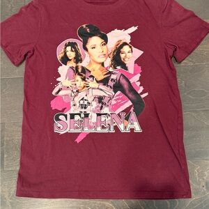 Selena Graphic Women's Top - Maroon